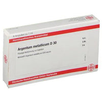 ARGENTUM METALLICUM D 30 ampoules UK