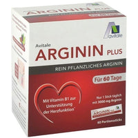 ARGININE PLUS vitamin B1+B6+B12+folic acid sticks UK