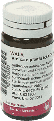 ARNICA E Planta tota D 6 globules, sore muscles, apoplexy UK