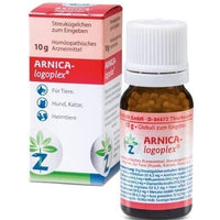 ARNICA-LOGOPLEX globules vet. dogs, cats, pets, reduces pain, limits bleeding UK