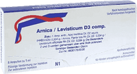 ARNICA montana, LEVISTICUM, Apis mellifica ampoules UK