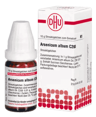 ARSENICUM ALBUM C 200, eczema, psoriasis, anxiety, nervousness UK