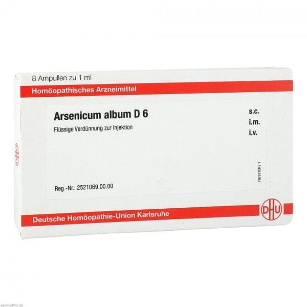 ARSENICUM ALBUM D 6 ampoules UK