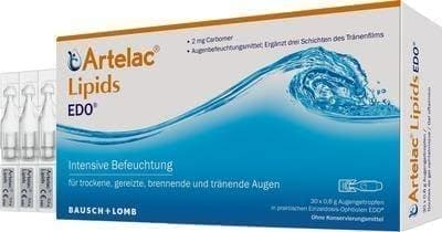 ARTELAC Lipids EDO watery eyes treatment eye gel UK