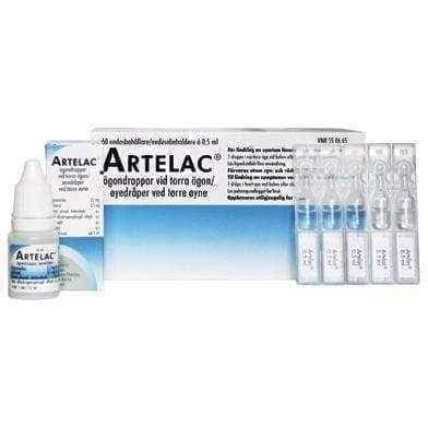 Artelac Rebalance eye drops Uno 0.5 ml x 10 minimsów UK