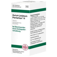 Arteriosclerosis, vascular system, AURUM JODATUM PENTARKAN H tablets UK