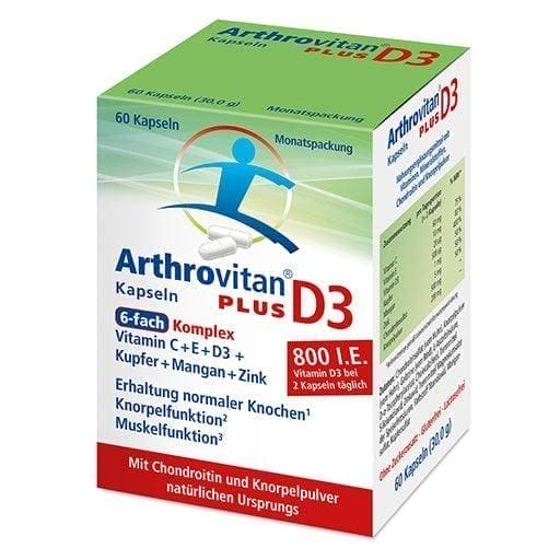 ARTHROVITAN Plus D3 capsules UK