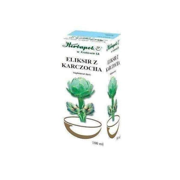 Artichoke herb -ELIKSIR WITH PORCELAIN 100ml UK
