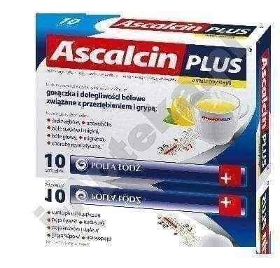 ASCALCIN Plus x 10 lemon sachet UK