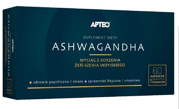 Ashwagandha, ashwagandha benefits, APTEO 60 capsules UK