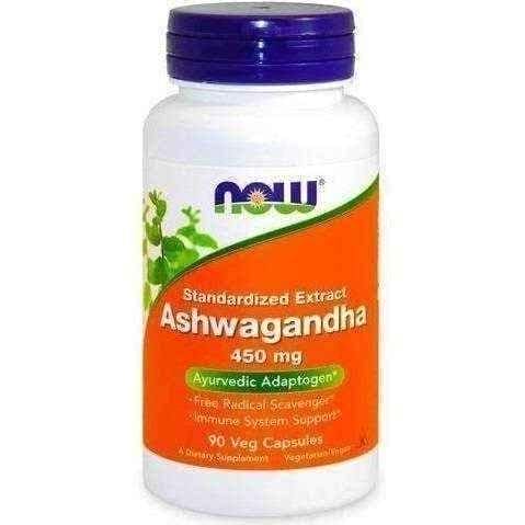Ashwagandha Extract 450mg x 90 Veg capsules UK
