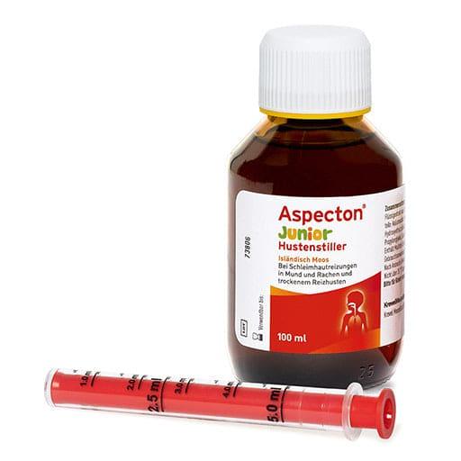 ASPECTON Junior cough suppressant Icelandic moss juice UK