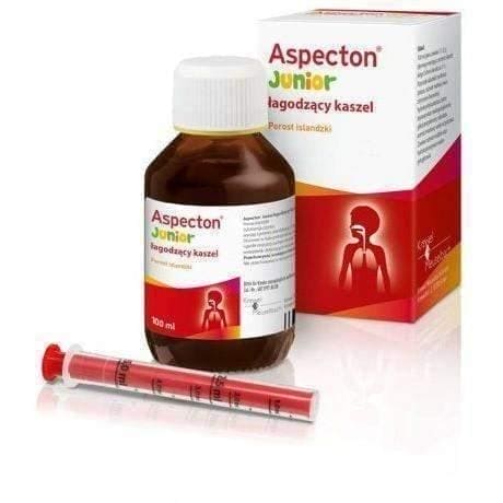 ASPECTON JUNIOR soothing cough syrup 100ml 2+ UK