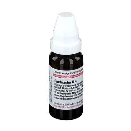 Aspidosperma quebracho-blanco D 4 dilution, quebracho extract UK