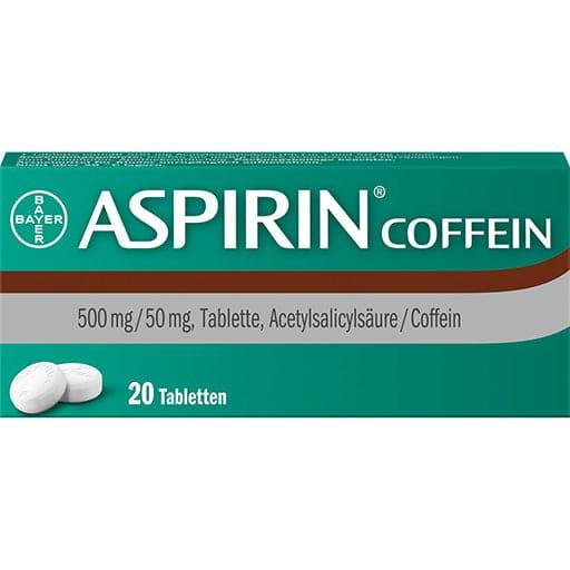 ASPIRIN and caffeine tablets UK
