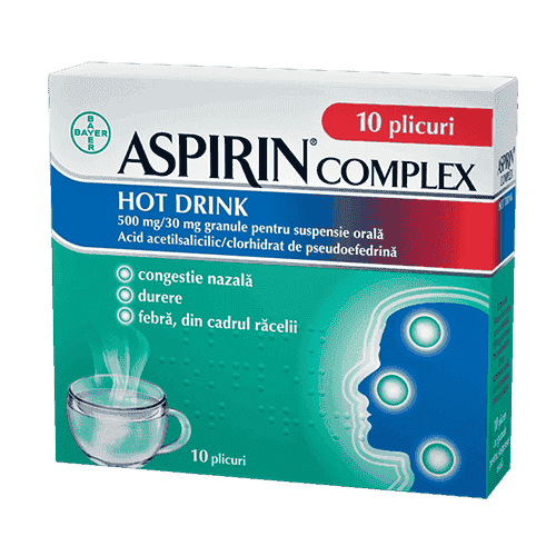 ASPIRIN COMPLEX HOT DRINK sachets UK