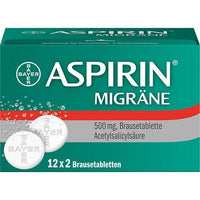 ASPIRIN MIGRAINE effervescent tablets UK