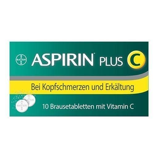 ASPIRIN Plus C effervescent tablets 10 pc UK