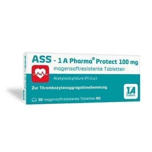 ASS-1A Pharma Protect 100 mg gastric juice tablets 50 pc UK
