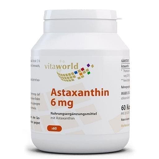 ASTAXANTHIN 6 mg capsules UK