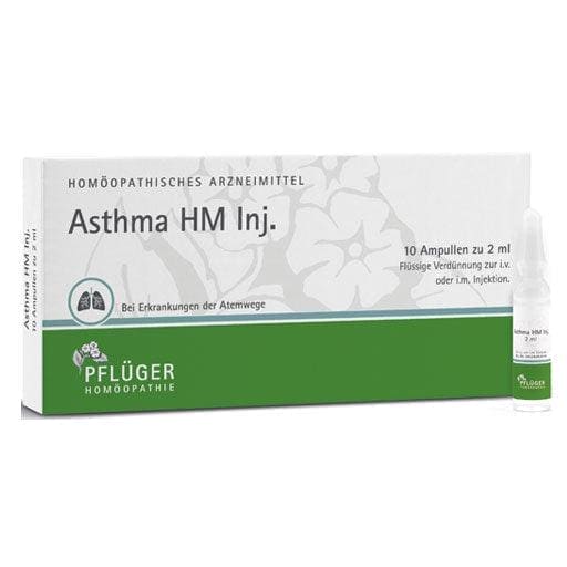 ASTHMA, Homeopathic medicine for respiratory diseases, HM Inj.ampoules UK