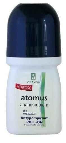 ATOMUS ROLL-ON Antiperspirant with nanosilver For men 50ml UK