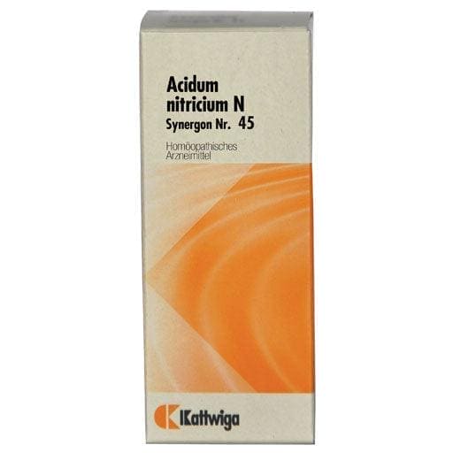 Atropa belladonna, Apis mellifica, SYNERGON COMPLEX 45 Acidum nitricum N drops UK