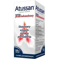 ATUSSAN syrup, Stops cough of different etiology UK