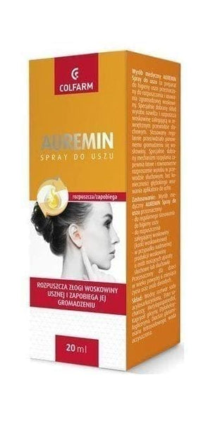 Auremin ear spray, ear wax spray COLFARM UK
