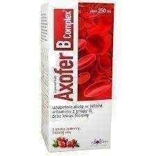 Axofer B Complex liquid flavored with cranberry and rosehip 100ml UK
