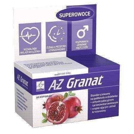 AZ GRENADE x 60 capsules, anthocyanin supplements UK