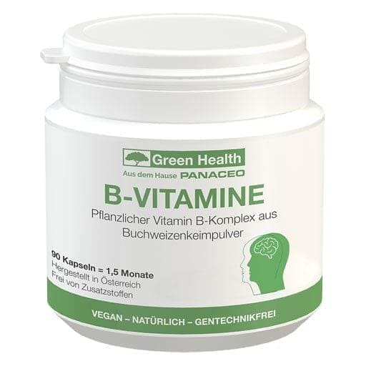 B vitamins capsules, best food for nerves repair, Green Health UK