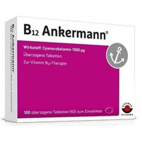 B12 ANKERMANN coated tablets 100 pc cyanocobalamin UK