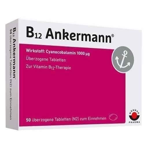 B12 ANKERMANN coated tablets 50 pc cyanocobalamin UK