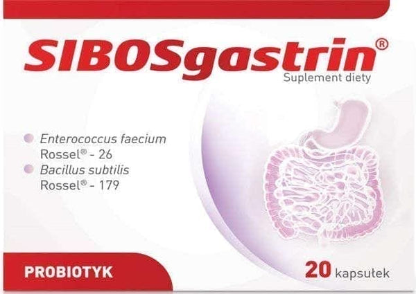 Bacillus subtilis, Enterococcus faecium probiotic, SIBOSgastrin UK