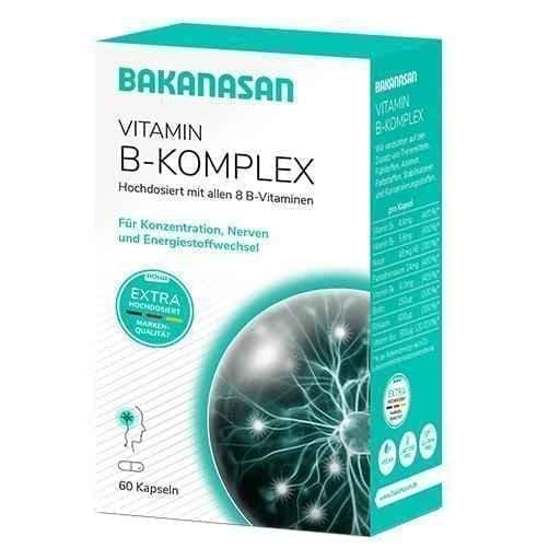 BAKANASAN Vitamin B Complex Capsules 60 pcs UK