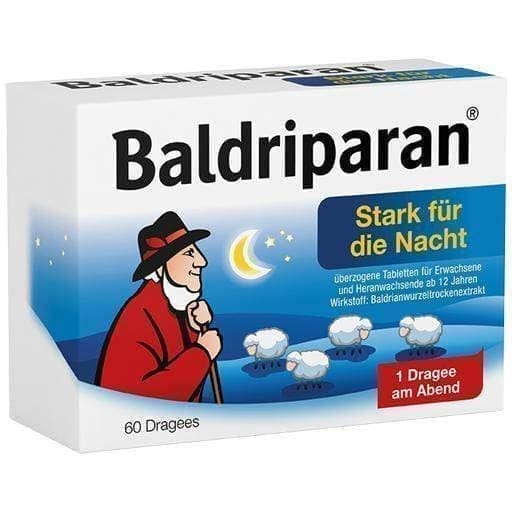BALDRIPARAN Strong for the night coated tab. 60 pcs UK
