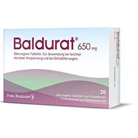 BALDURAT valerian root for anxiety tablets UK