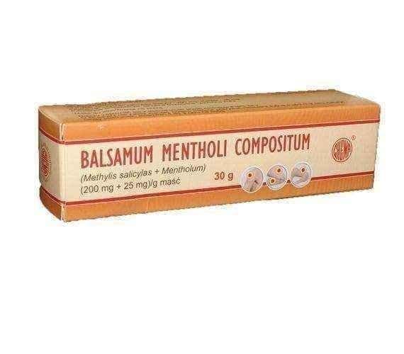 BALSAMUM MENTHOLI COMPOSITUM Ointment 30g UK