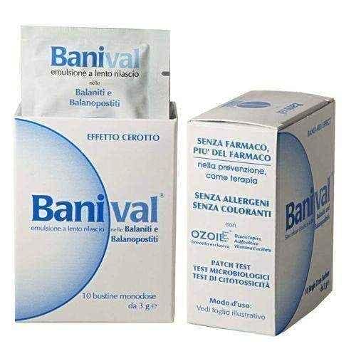 Banival balanitis treatment emulsion 3g x 10 sachets UK