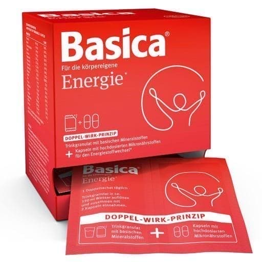 BASICA energy drinking granules + capsules UK