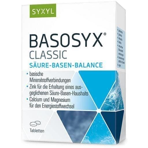 BASOSYX Classic acid base balance tablets 140 pcs UK
