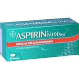 Bayer ASPIRIN N 100 mg tablets 98 pc UK