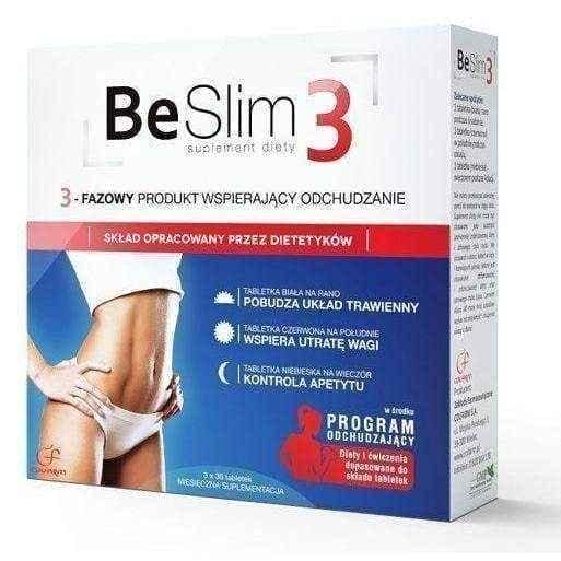 Be Slim 3-Phase x 90 tablets, best way to lose weight fast UK