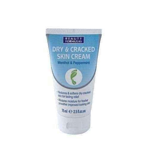 BEAUTY FORMULAS Foot cream dry and cracked skin 75ml UK