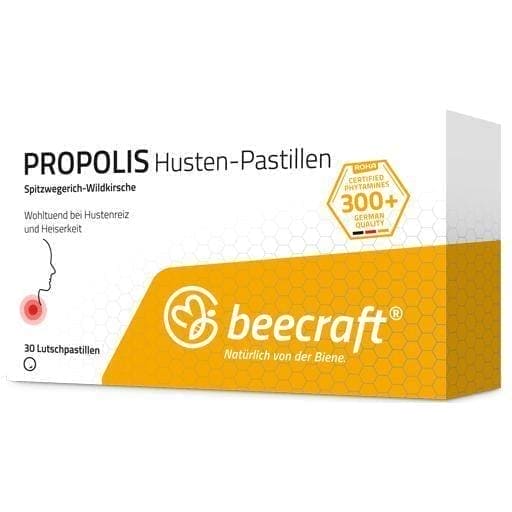 BEECRAFT Propolis cough lozenges 30 pc UK