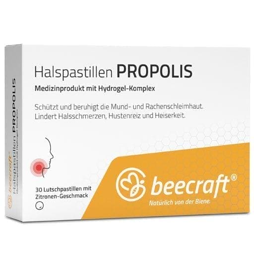 BEECRAFT throat pastilles propolis UK