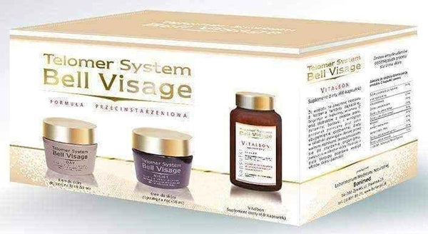 Bell Visage Anti-Aging System Day cream set 50ml + night cream 50ml + capsules x 60 pieces UK