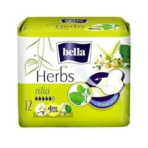 BELLA Herbs Tilia Sanitary pads x 12 pieces UK