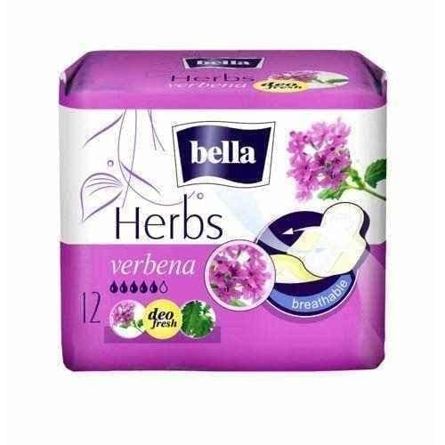 BELLA Herbs Verbena sanitary pads x 12 pieces UK